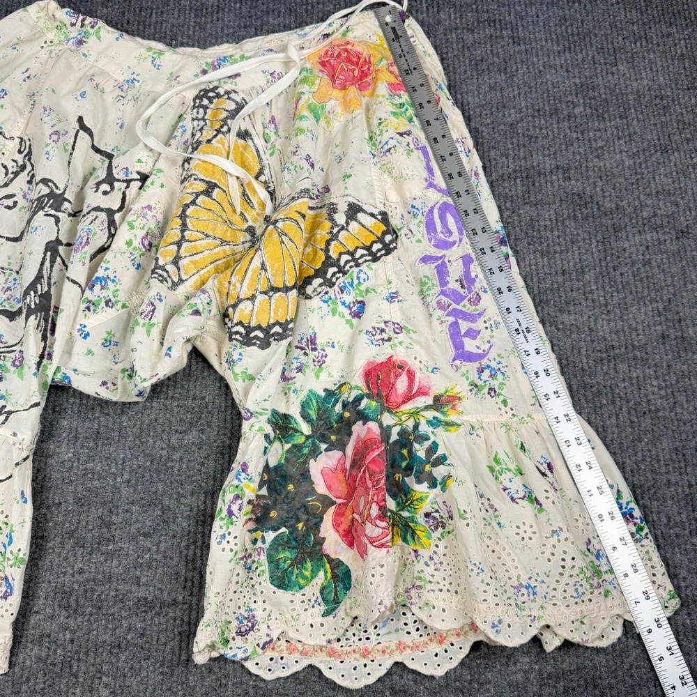 Magnolia Pearl Applique Love More Bloomers 215 Bubbles Cotton Butterfly Boho - Picture 15 of 16